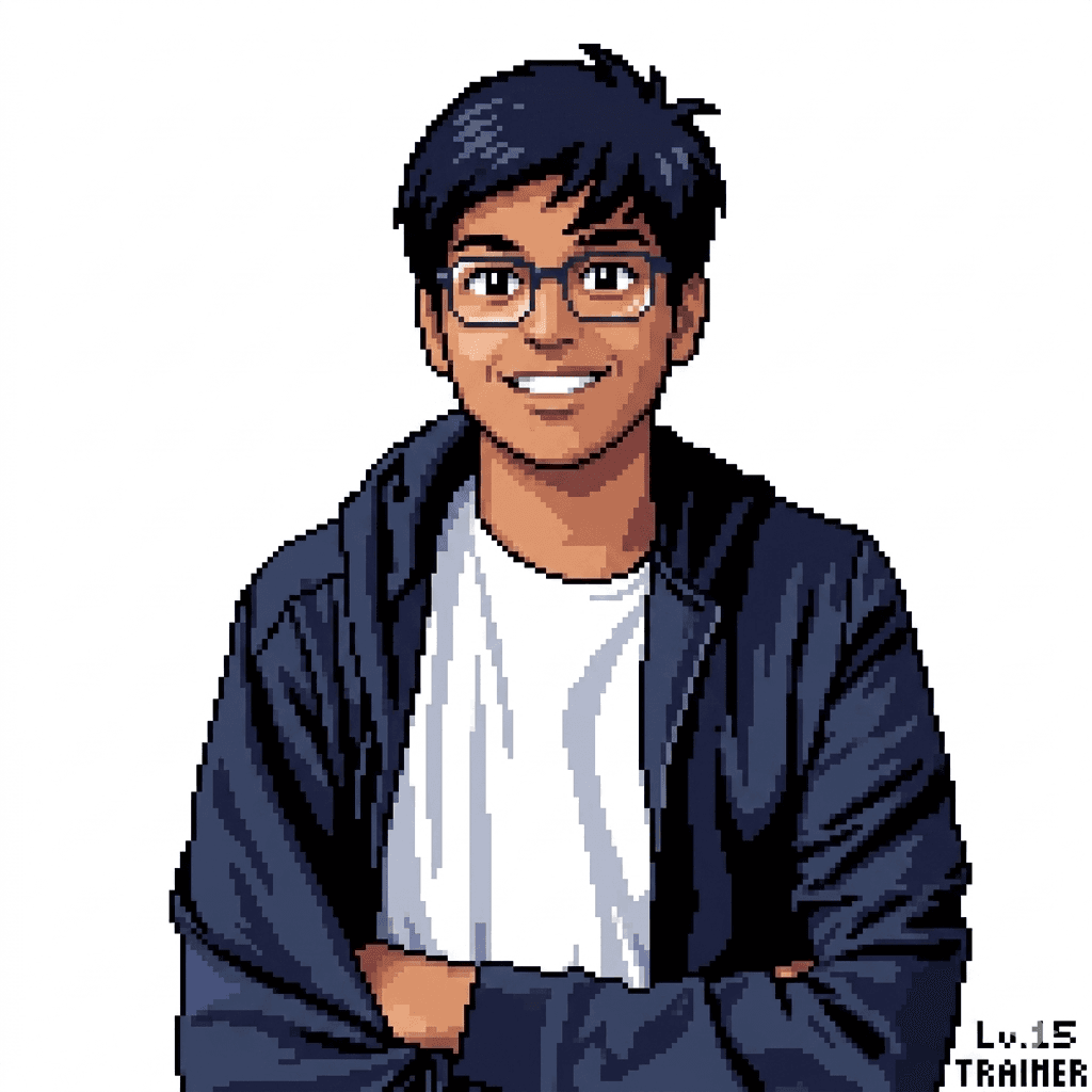 Soham Patil pixel portrait